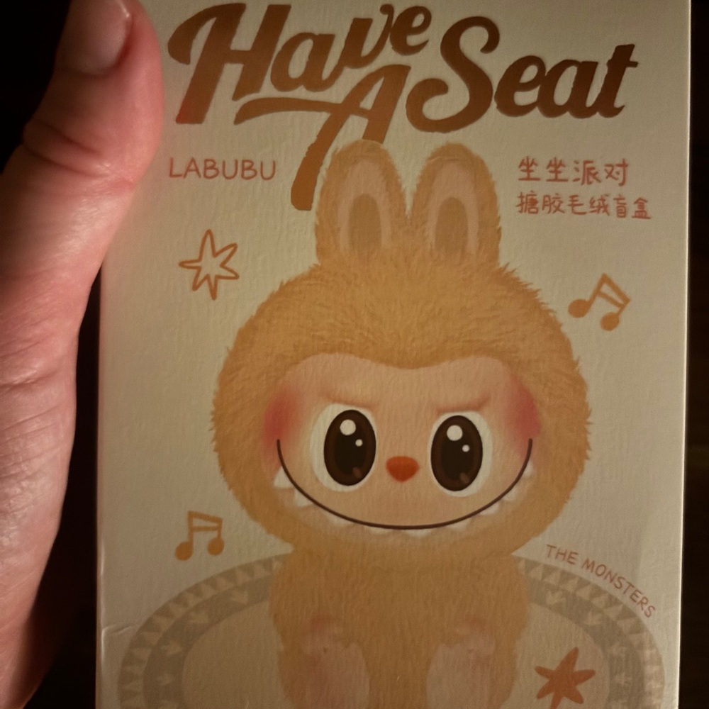 Labubu 'Have A Seat' Action Figure - Brown